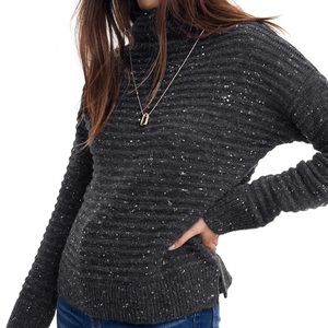Madewell Belmont Donegal Mockneck Sweater - XXS